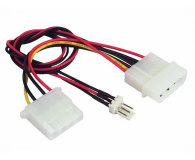 Gembird Przejściówka Molex - Molex +3pin (wentylator) - 64466 - zdjęcie 1